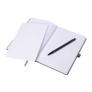 A5-Notizbuch mit Stift - SlimPad Construction