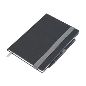 A5-Notizbuch mit Stift - SlimPad Construction