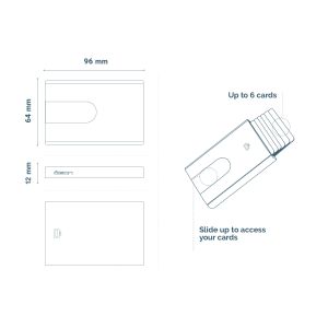 Ögon Design Slider Aluminum Kartenetui