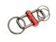 Troika 2-WAY KEY Schlüsselanhänger mit Schiebeverschluss rot